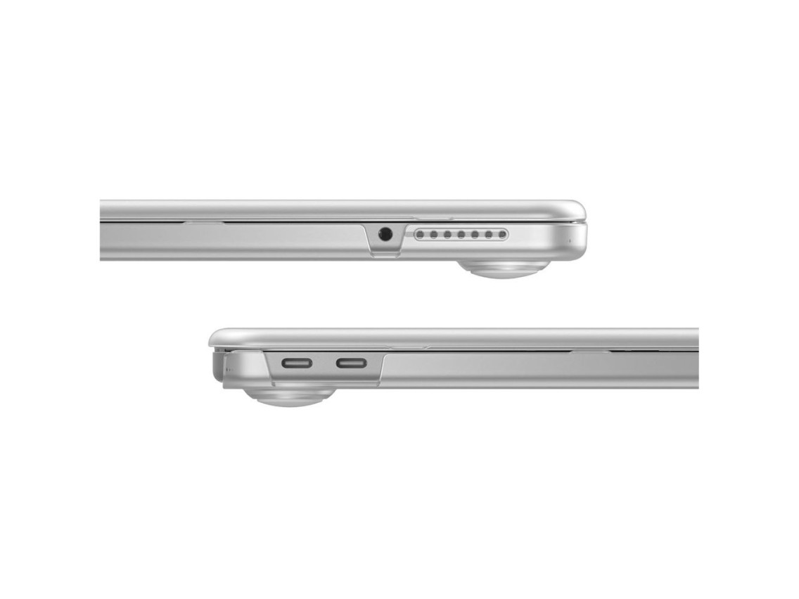 Funda rígida AmazingThing Titan para MacBook Neo de 13" - Transparente