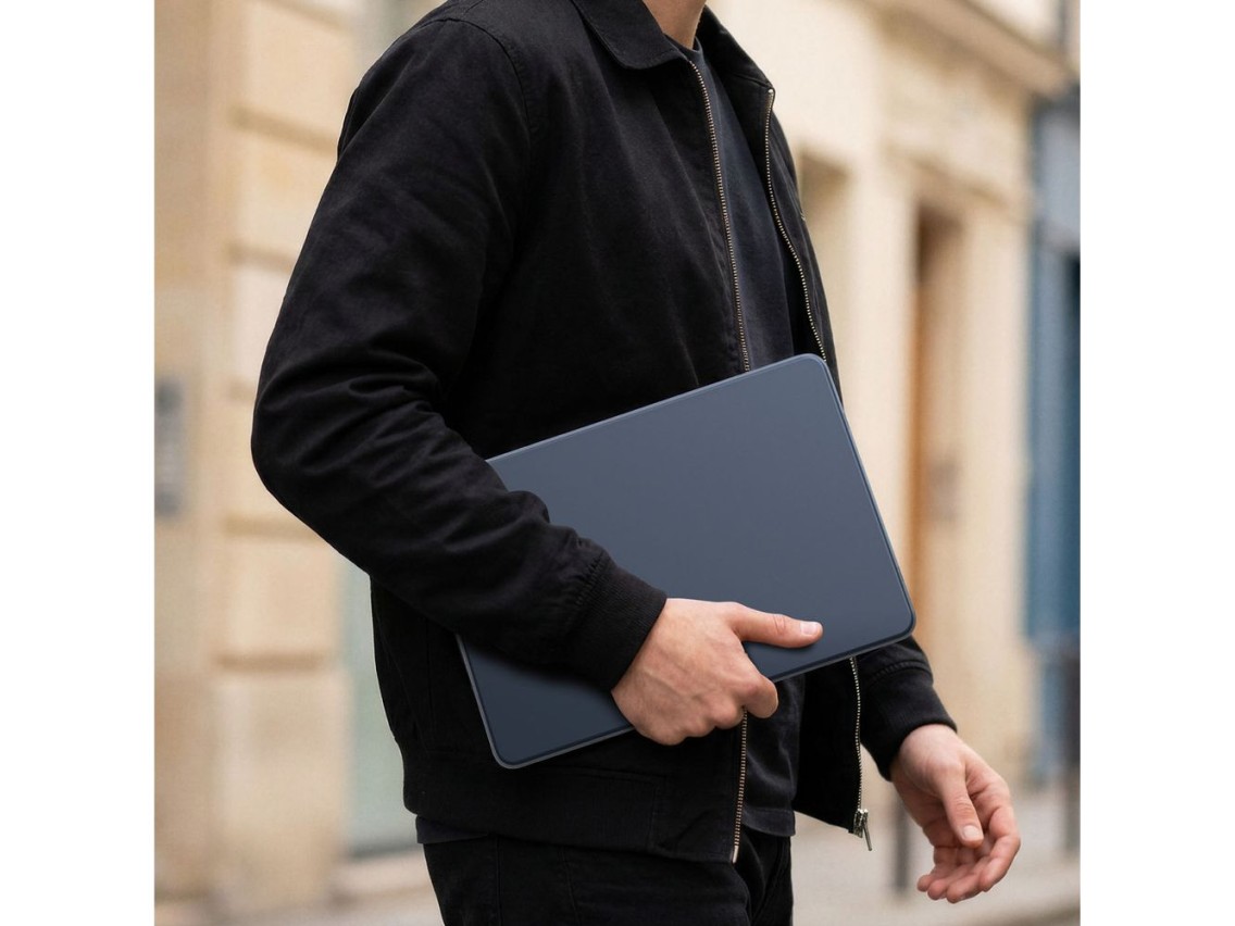 Capa rígida AmazingThing Titan para MacBook Neo 13" - Azul