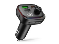 Cargador de coche Tech-Protect CC07 de 3 puertos PD de 54 W + transmisor FM Bluetooth - Negro Cargador de coche Tech-Protect CC07 de 3 puertos PD de 54 W + transmisor FM Bluetooth - Negro