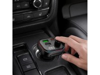 Cargador de coche Tech-Protect CC07 de 3 puertos PD de 54 W + transmisor FM Bluetooth - Negro Cargador de coche Tech-Protect CC07 de 3 puertos PD de 54 W + transmisor FM Bluetooth - Negro