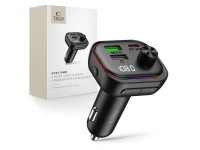 Tech-Protect CC07 3-Port PD 54W Car Charger + Bluetooth FM Transmitter - Black