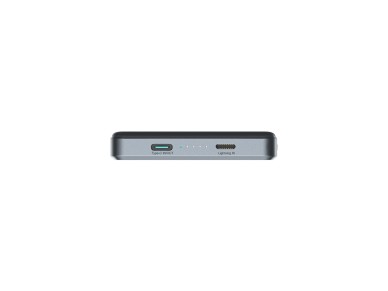 Joyroom JR-PBM08 Pro Powerbank 22.5W 10000mAh with Wireless Charging 2x USB-C - Gray Joyroom JR-PBM08 Pro Powerbank 22.5W 10000mAh with Wireless Charging 2x USB-C - Gray