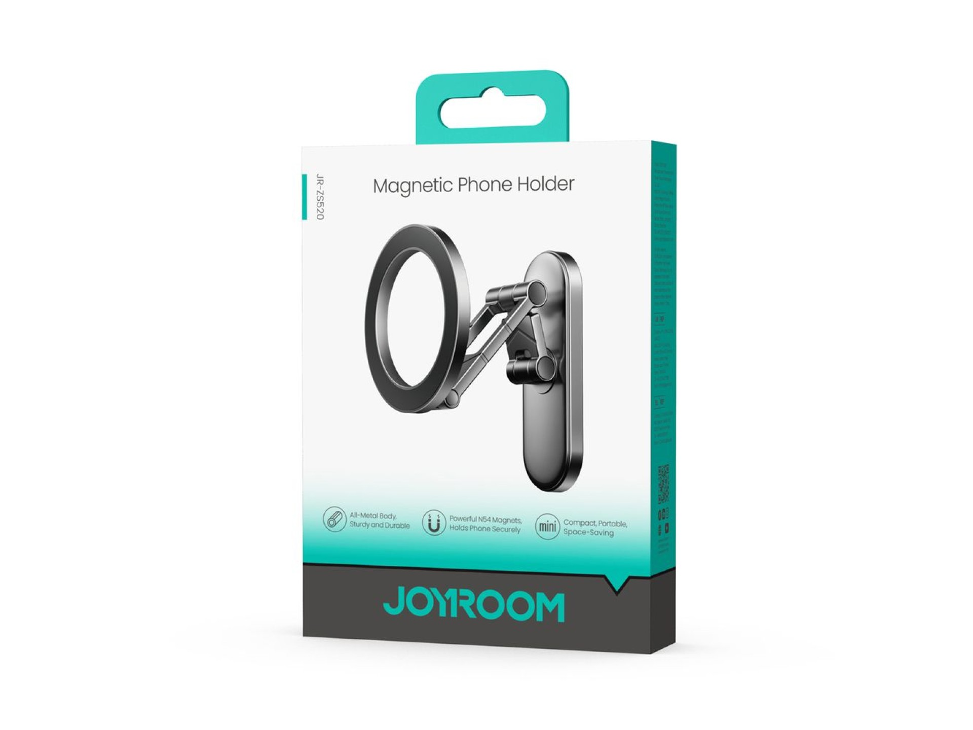 Suporte magnético para celular Joyroom JR-ZS520 para superfícies metálicas - Preto