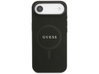 Guess Saffiano Classic Logo MagSafe case for iPhone Air - black Guess Saffiano Classic Logo MagSafe case for iPhone Air - black