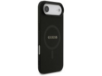 Guess Saffiano Classic Logo MagSafe case for iPhone Air - black Guess Saffiano Classic Logo MagSafe case for iPhone Air - black