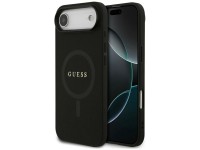 Guess Saffiano Classic Logo MagSafe case for iPhone Air - black Guess Saffiano Classic Logo MagSafe case for iPhone Air - black