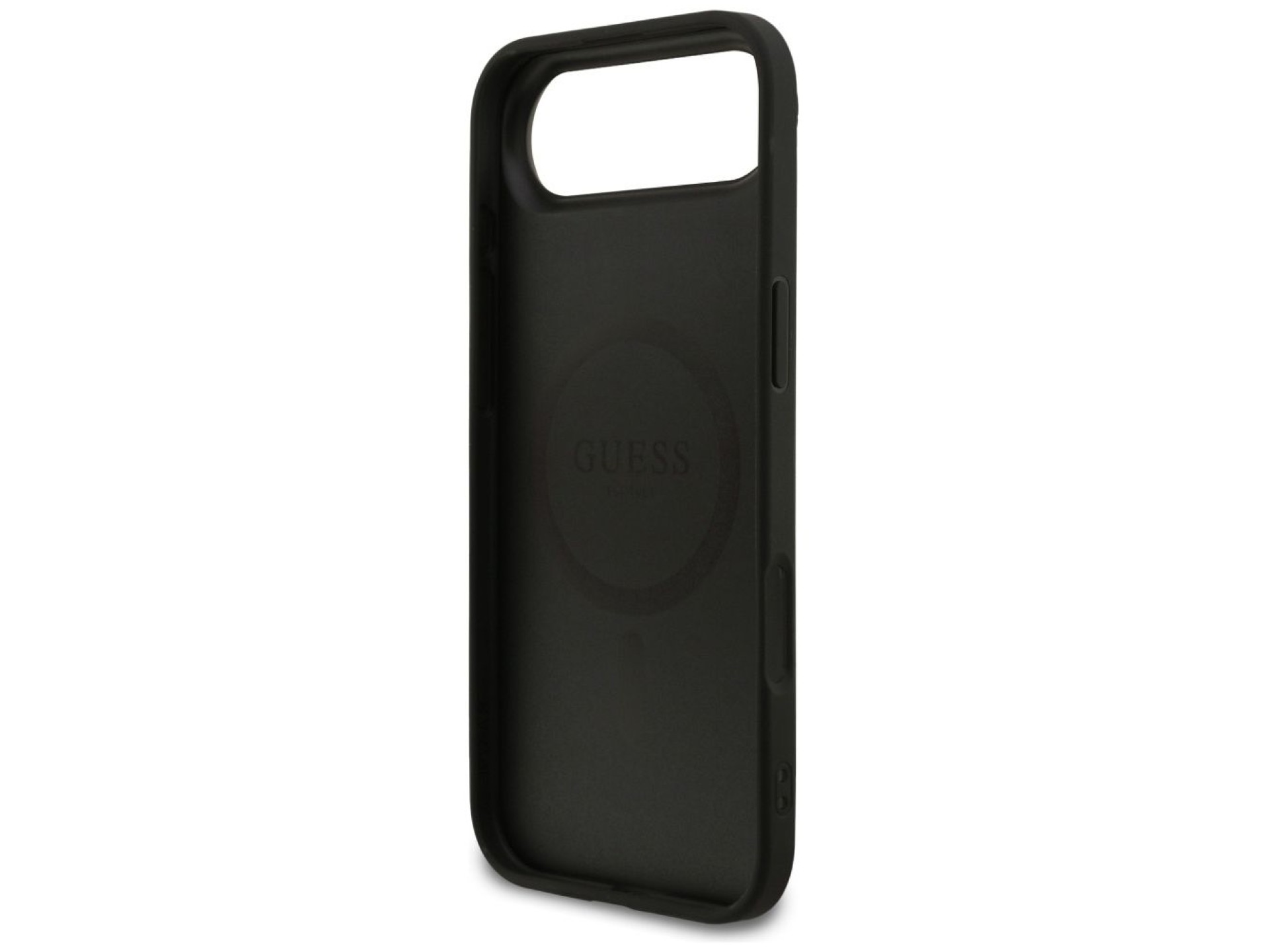 Guess Saffiano Classic Logo MagSafe case for iPhone Air - black