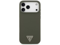 Guess Silicone Triangle Logo MagSafe Case for iPhone 17 Pro Max - Green Guess Silicone Triangle Logo MagSafe Case for iPhone 17 Pro Max - Green