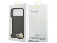 Guess Silicone Triangle Logo MagSafe Case for iPhone 17 Pro Max - Green