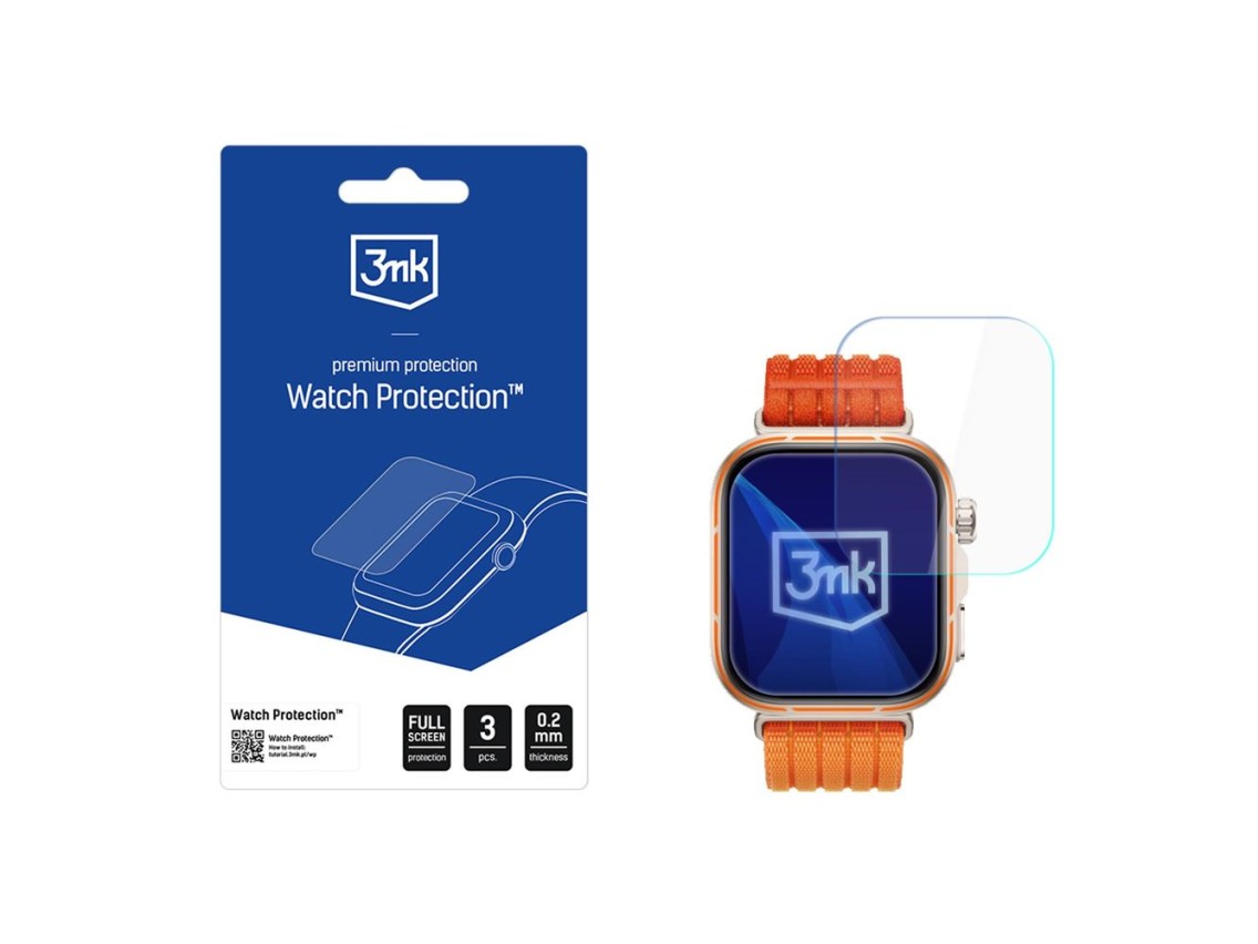 Protector de pantalla 3mk Watch Protection ARC para Huawei Watch Fit 5 Pro