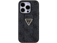 Capa Guess Grip Stand 4G Triangle Strass para iPhone 15 Pro Max - preta Capa Guess Grip Stand 4G Triangle Strass para iPhone 15 Pro Max - preta