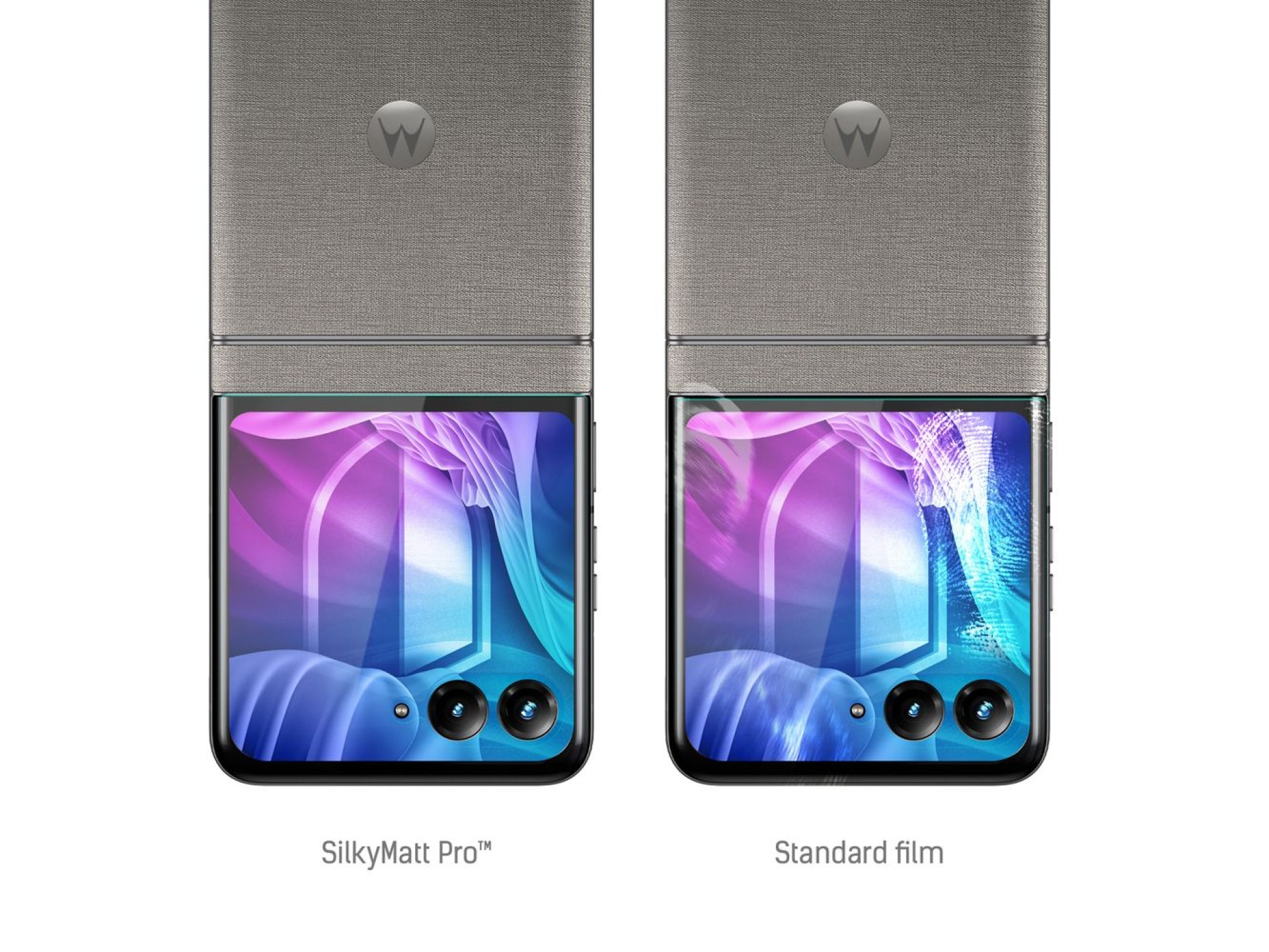 Película fosca 3mk SilkyMatt Pro™ para Motorola Razr 70