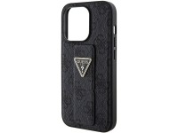 Capa Guess Grip Stand 4G Triangle Strass para iPhone 15 Pro Max - preta Capa Guess Grip Stand 4G Triangle Strass para iPhone 15 Pro Max - preta
