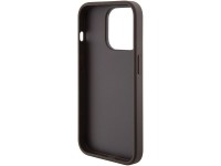 Guess Grip Stand 4G Triangle Strass case for iPhone 15 Pro - brown Guess Grip Stand 4G Triangle Strass case for iPhone 15 Pro - brown