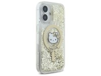 Capa MagSafe Hello Kitty Liquid Glitter Fever para iPhone 16 - Dourada Capa MagSafe Hello Kitty Liquid Glitter Fever para iPhone 16 - Dourada