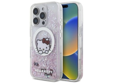 Hello Kitty Liquid Glitter Sweet Kitty Bows MagSafe iPhone 16 Pro Case - White Hello Kitty Liquid Glitter Sweet Kitty Bows MagSafe iPhone 16 Pro Case - White