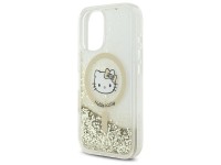 Capa MagSafe Hello Kitty Liquid Glitter Fever para iPhone 16 - Dourada Capa MagSafe Hello Kitty Liquid Glitter Fever para iPhone 16 - Dourada