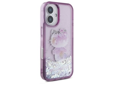 Hello Kitty Liquid Glitter 50TH Anniversary Party iPhone 16 Case - Purple