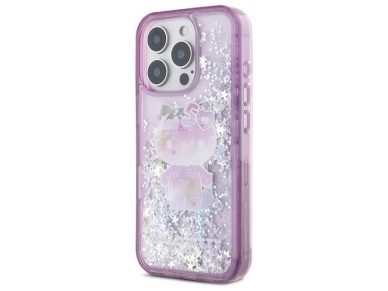 Funda para iPhone 16 Pro Max Hello Kitty Liquid Glitter para la fiesta del 50 aniversario - Morada Funda para iPhone 16 Pro Max Hello Kitty Liquid Glitter para la fiesta del 50 aniversario - Morada