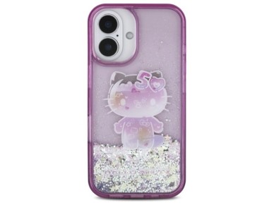 Hello Kitty Liquid Glitter 50TH Anniversary Party iPhone 16 Case - Purple
