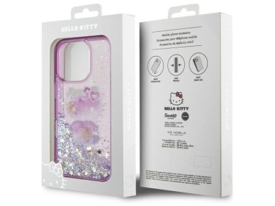 Funda para iPhone 16 Pro Max Hello Kitty Liquid Glitter para la fiesta del 50 aniversario - Morada Funda para iPhone 16 Pro Max Hello Kitty Liquid Glitter para la fiesta del 50 aniversario - Morada