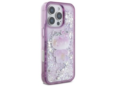 Funda para iPhone 16 Pro Max Hello Kitty Liquid Glitter para la fiesta del 50 aniversario - Morada Funda para iPhone 16 Pro Max Hello Kitty Liquid Glitter para la fiesta del 50 aniversario - Morada