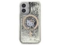 Capa MagSafe Hello Kitty Liquid Glitter Fever para iPhone 16 - Dourada