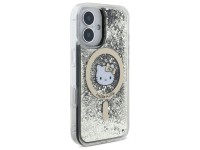 Capa MagSafe Hello Kitty Liquid Glitter Fever para iPhone 16 - Dourada