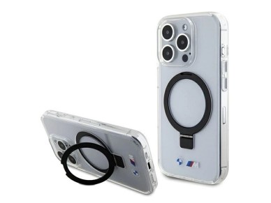Capa MagSafe BMW Ring Stand M Collection para iPhone 15 Pro - Transparente Capa MagSafe BMW Ring Stand M Collection para iPhone 15 Pro - Transparente
