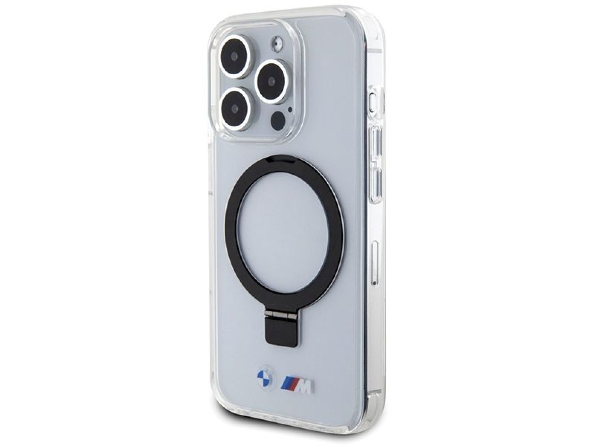 Capa MagSafe BMW Ring Stand M Collection para iPhone 15 Pro - Transparente