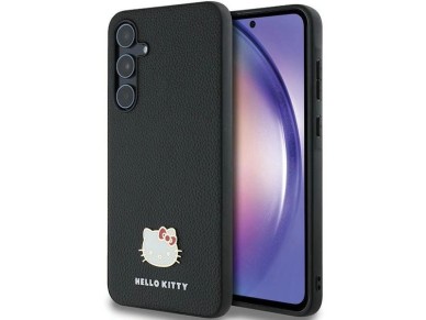 Hello Kitty Metal Logo Kitty Head case for Samsung Galaxy A55 - black Hello Kitty Metal Logo Kitty Head case for Samsung Galaxy A55 - black