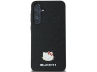 Funda metálica con logo de Hello Kitty para Samsung Galaxy A55 - negra Funda metálica con logo de Hello Kitty para Samsung Galaxy A55 - negra