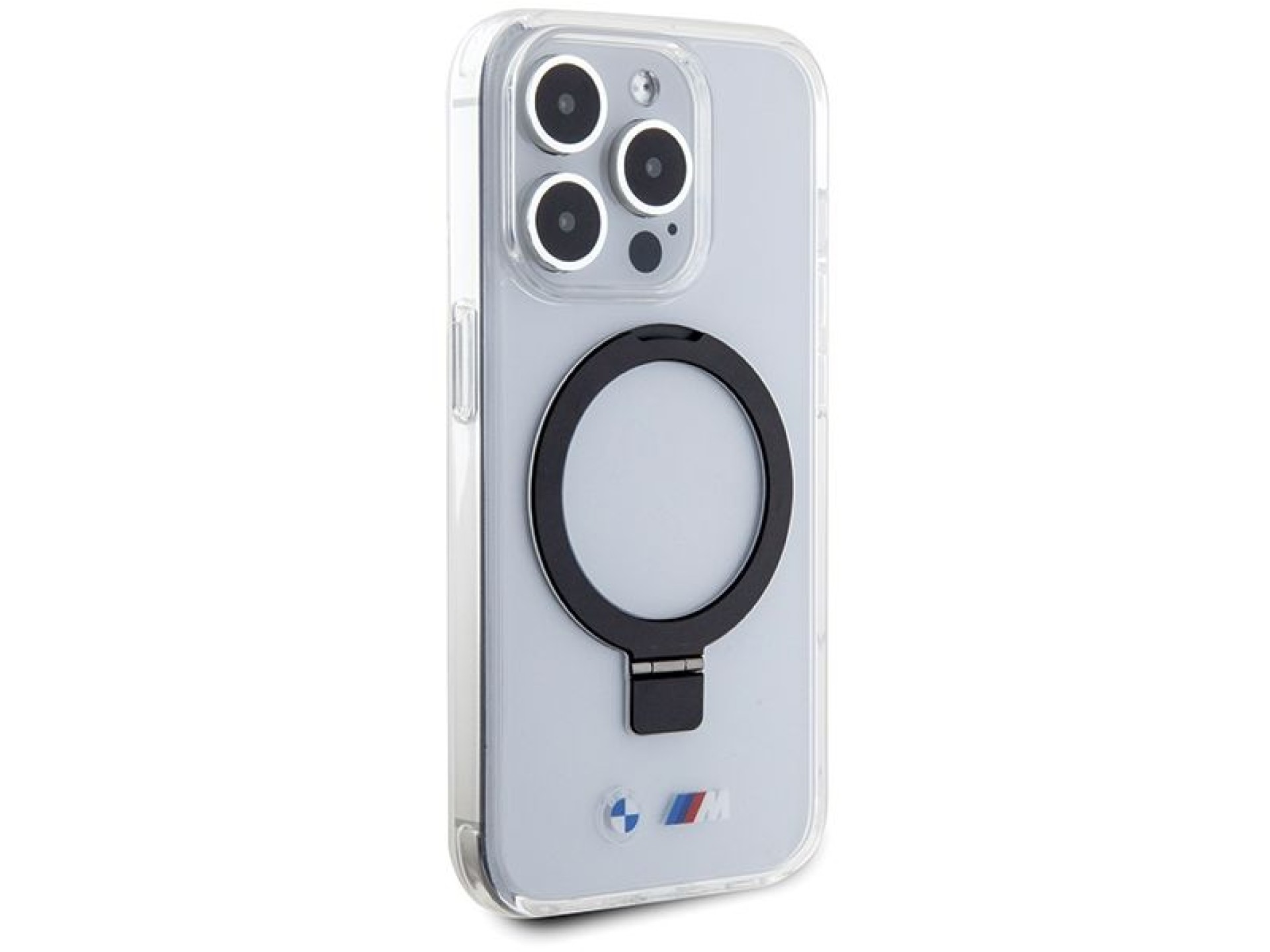 Capa MagSafe BMW Ring Stand M Collection para iPhone 15 Pro - Transparente