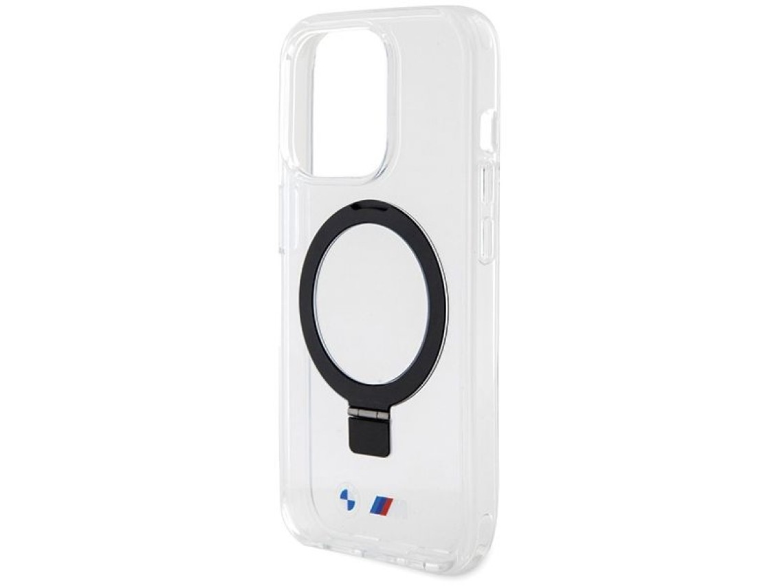 Capa MagSafe BMW Ring Stand M Collection para iPhone 15 Pro - Transparente