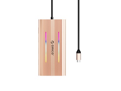 Estaci�n de acoplamiento Orico XDR 12 en 1 RGB USB-C USB-A USB-C PD 100W 2x HDMI 4K 60Hz VGA RJ45 Gi