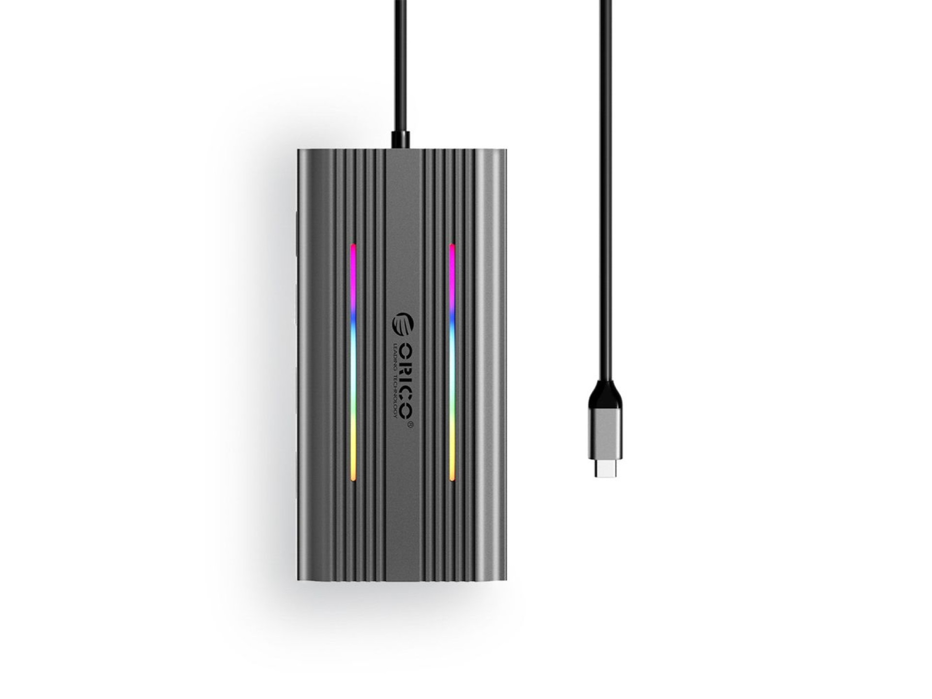Estação de acoplamento Orico XCR 12 em 1 RGB USB-C com 3 portas USB-A, USB-C PD, 100 W, HDMI, 4K, VG