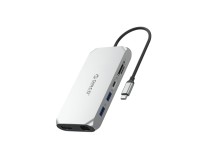 Estaci�n de acoplamiento USB-C Orico XCR 12 en 1: 2 puertos USB-A 3.1, 1 puerto USB-A 2.0, 1 puerto 