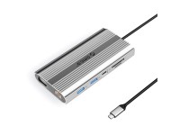 Orico XDR 12in1 USB-C Docking Station USB-A USB-C HDMI 4K VGA RJ45 Gigabit PD 100W SD and microSD Ca
