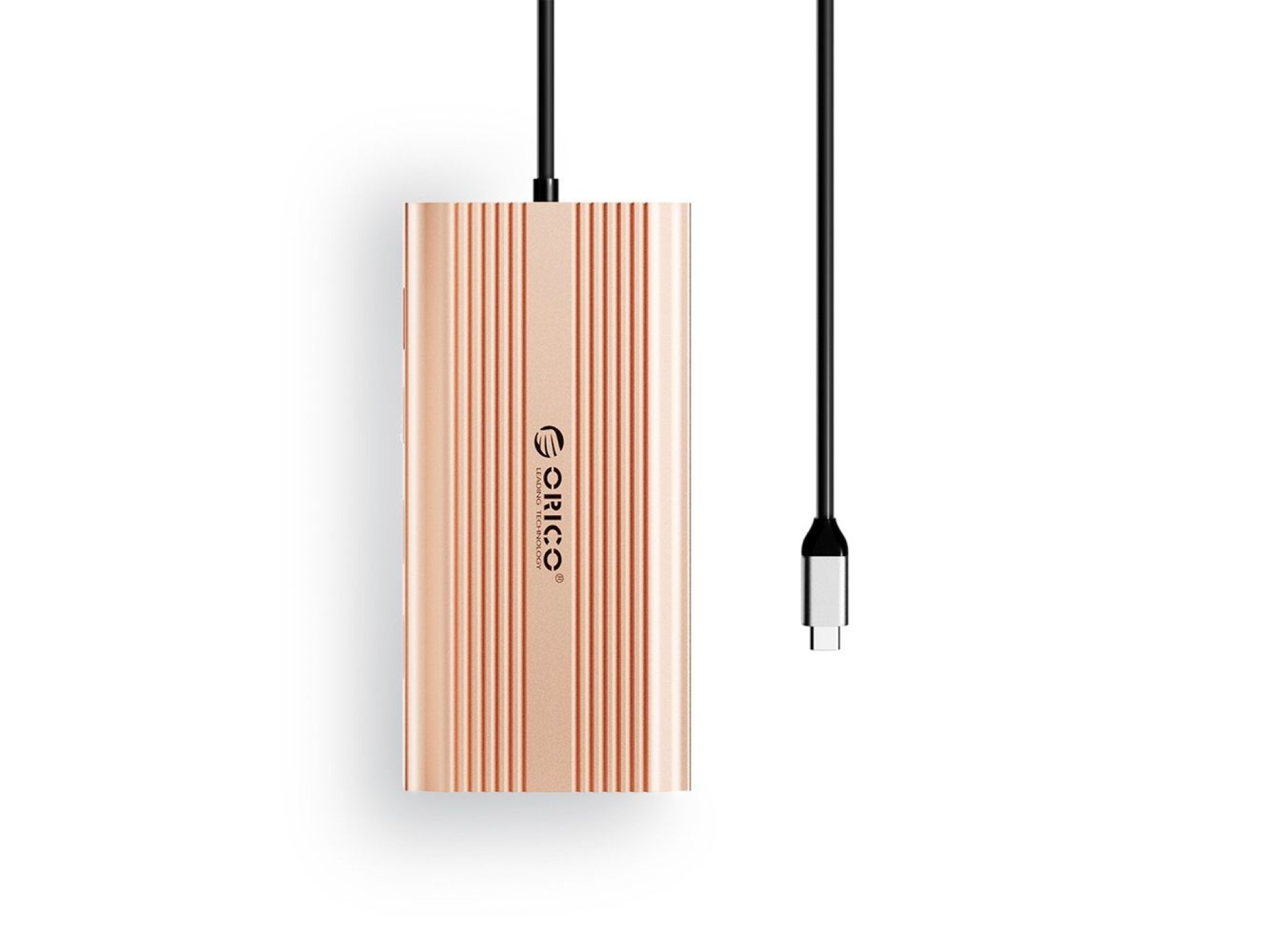 Estación de acoplamiento Orico XDR 12 en 1 USB-C USB-A USB-C HDMI 4K VGA RJ45 Gigabit PD 100W Lector