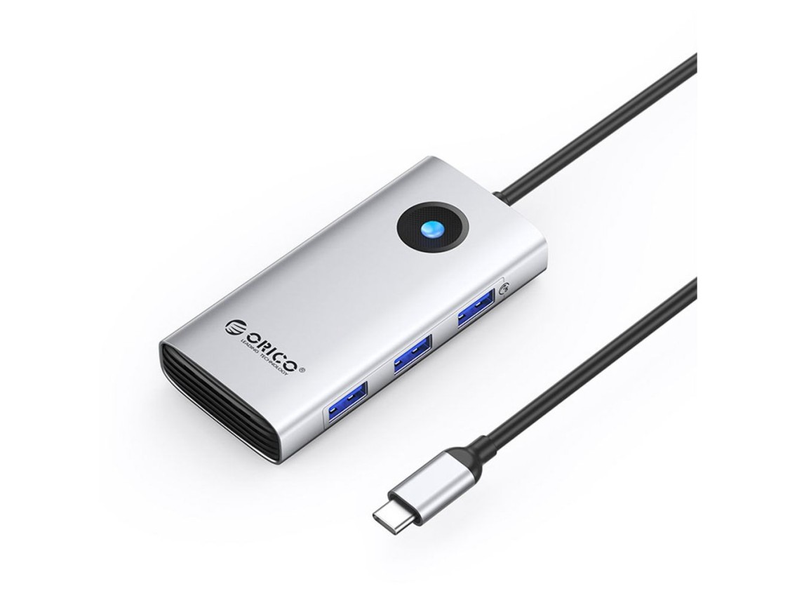 Orico PW11 6in1 USB-C Docking Station 3x USB-A 3.0 1x USB-C PD 100W 1x HDMI 4K 30Hz 1x RJ45 2.5G Eth