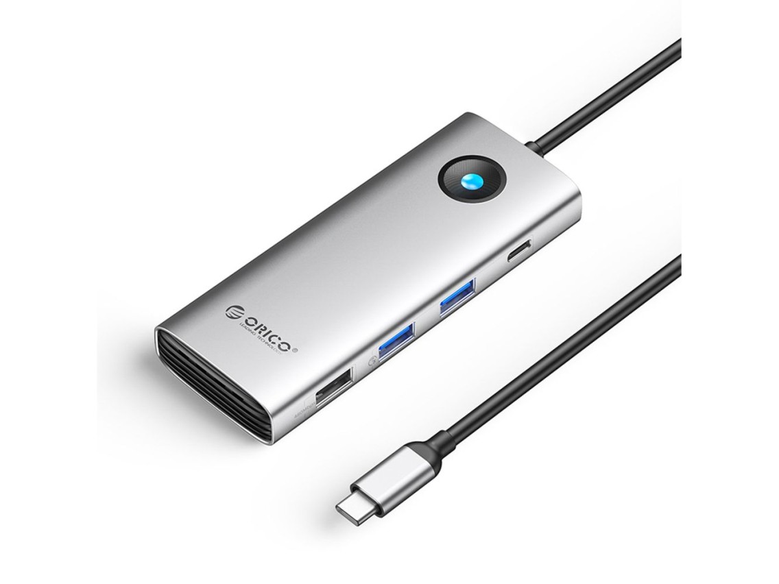 Orico PW11 8in1 USB-C Docking Station 2x USB-A 3.0 1x USB-A 2.0 1x USB-C 3.0 1x USB-C PD 100W 1x HDM