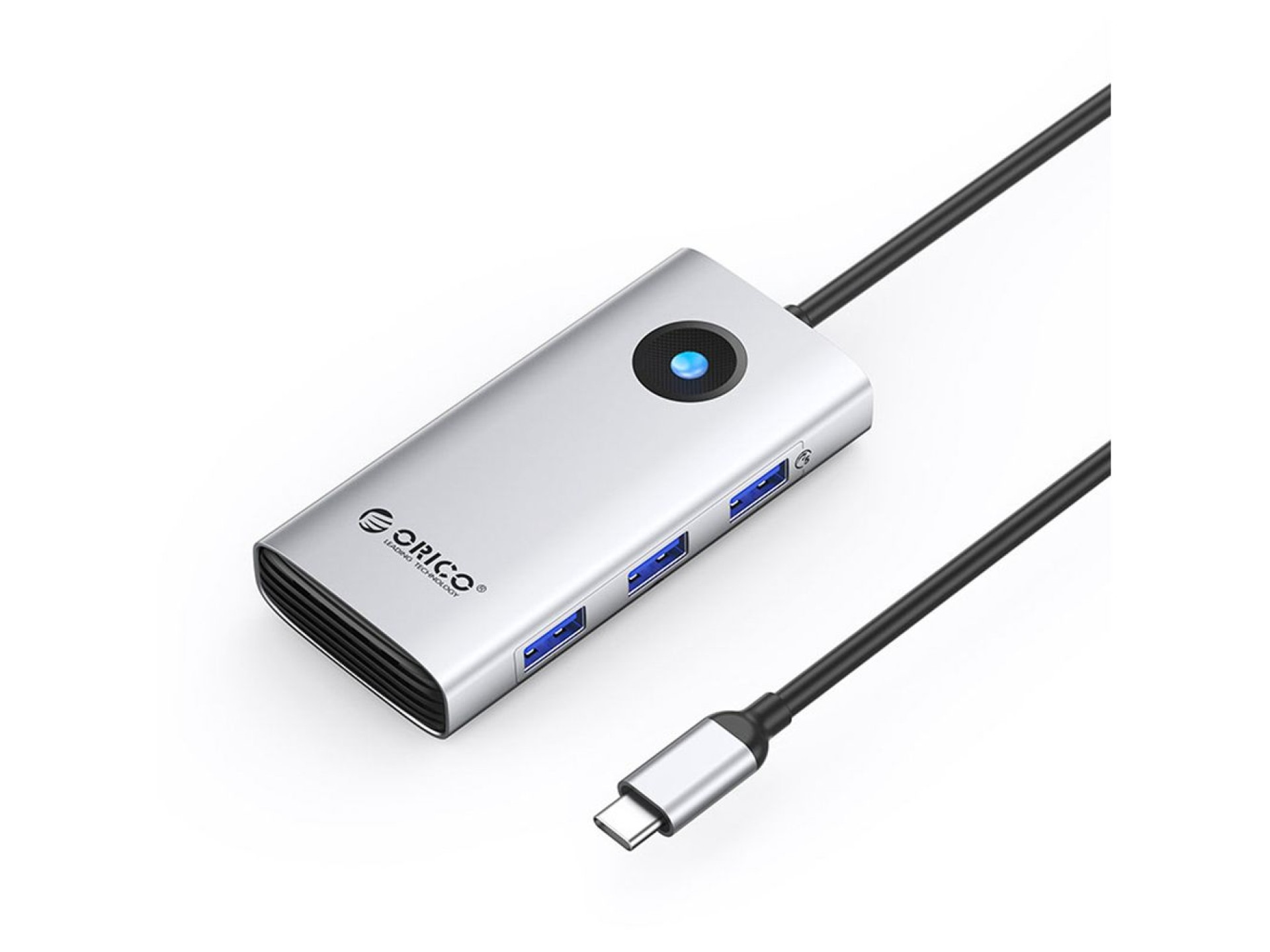 Orico PW11 6in1 USB-C Docking Station 3x USB-A 3.0 1x USB-C PD 100W 1x HDMI 4K 30Hz 1x RJ45 2.5G Eth