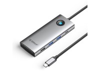 Estaci�n de acoplamiento Orico PW11 8 en 1 USB-C: 2 puertos USB-A 3.0, 1 puerto USB-A 2.0, 1 puerto 