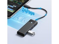 Orico PAPW4A-C3 USB Hub 4-port 4x USB-A 3.0 0.15 m - black