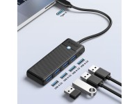 Orico PAPW4A-C3 USB Hub 4-port 4x USB-A 3.0 0.15 m - black