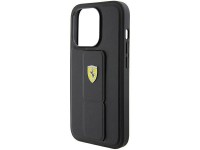 Ferrari Grip Stand Metal Logo case for iPhone 15 Pro - black Ferrari Grip Stand Metal Logo case for iPhone 15 Pro - black