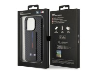 BMW Grip Stand Smooth & Carbon case for iPhone 15 Pro - black BMW Grip Stand Smooth & Carbon case for iPhone 15 Pro - black