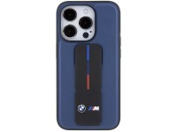 Funda BMW M Grip Stand bicolor para iPhone 15 Pro - azul marino Funda BMW M Grip Stand bicolor para iPhone 15 Pro - azul marino