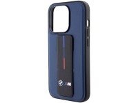 Funda BMW M Grip Stand bicolor para iPhone 15 Pro - azul marino Funda BMW M Grip Stand bicolor para iPhone 15 Pro - azul marino