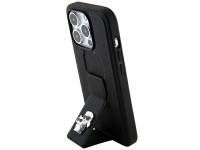 Karl Lagerfeld Gripstand Saffiano Karl&Choupette Pins case for iPhone 13 Pro / 13 - black Karl Lagerfeld Gripstand Saffiano Karl&Choupette Pins case for iPhone 13 Pro / 13 - black